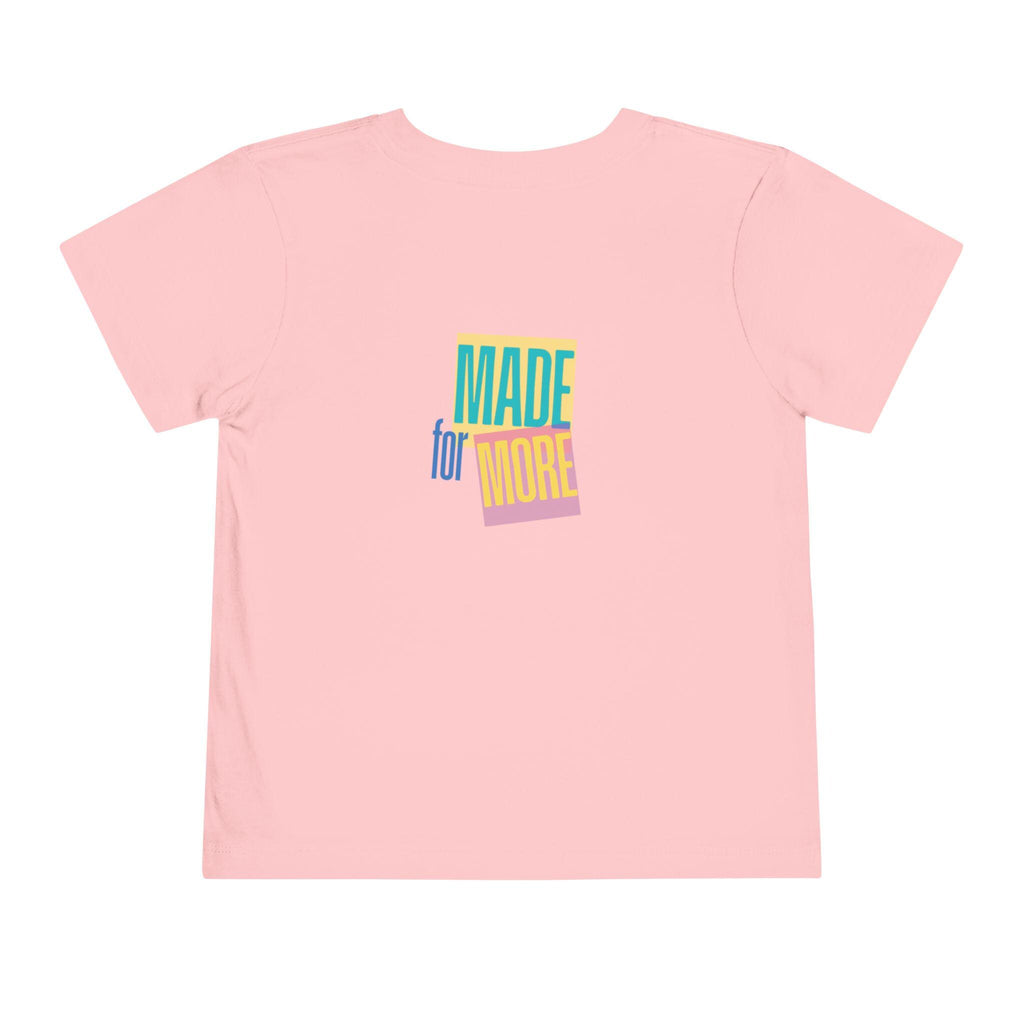 Made for More Faith Toddler Short Sleeve Tee | Christian Kids Shirt