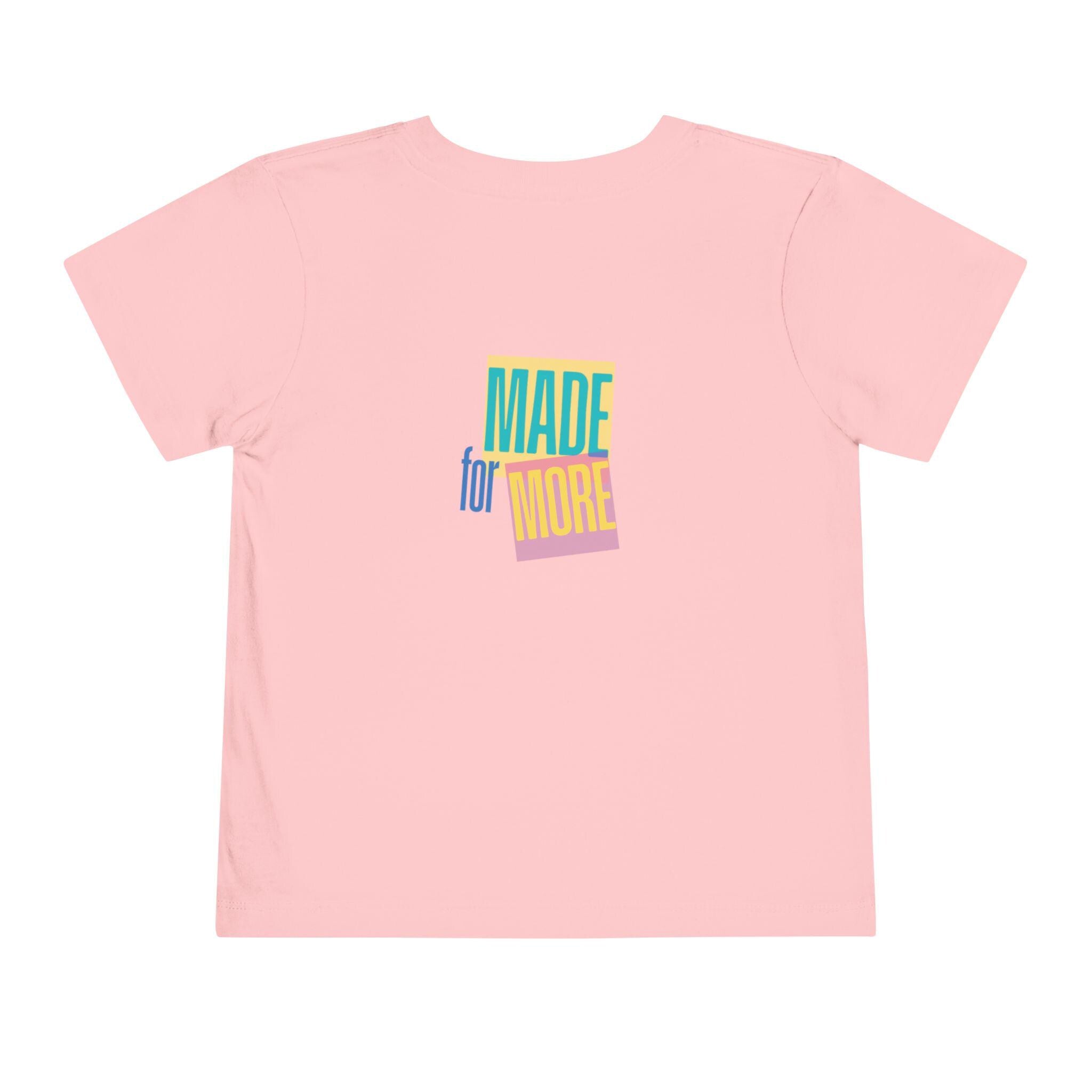 Made for More Faith Toddler Short Sleeve Tee | Christian Kids Shirt