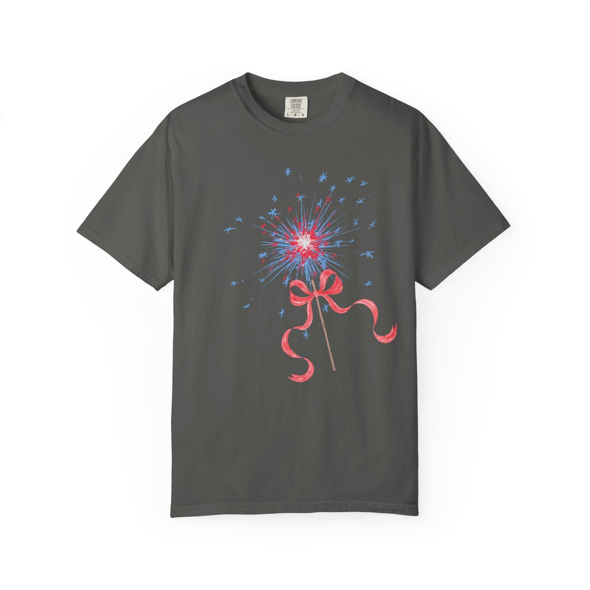 Sparkler 4th of July Shirt | USA Patriotic Tee | Independence Day Fireworks Graphic Shirt