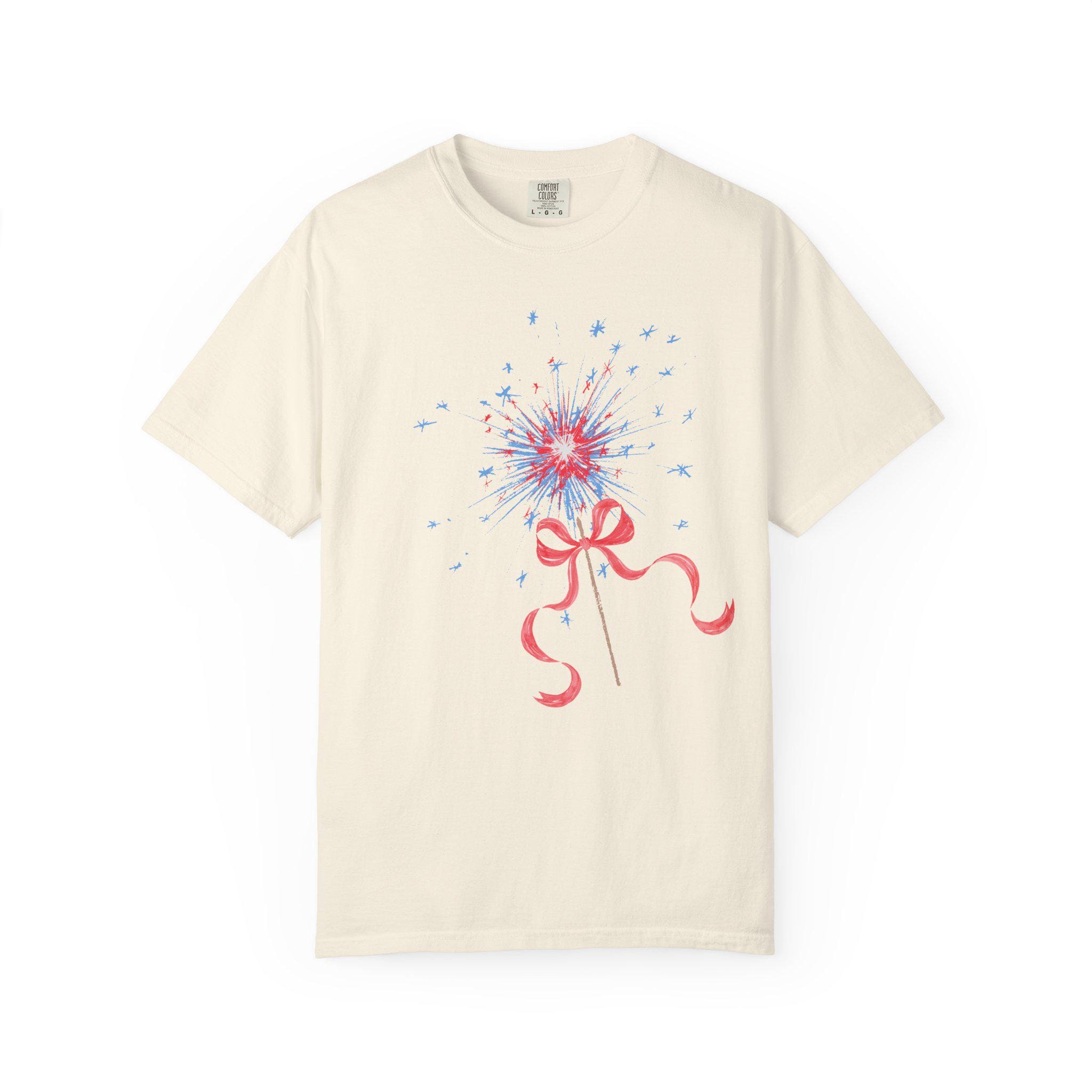 Sparkler 4th of July Shirt | USA Patriotic Tee | Independence Day Fireworks Graphic Shirt