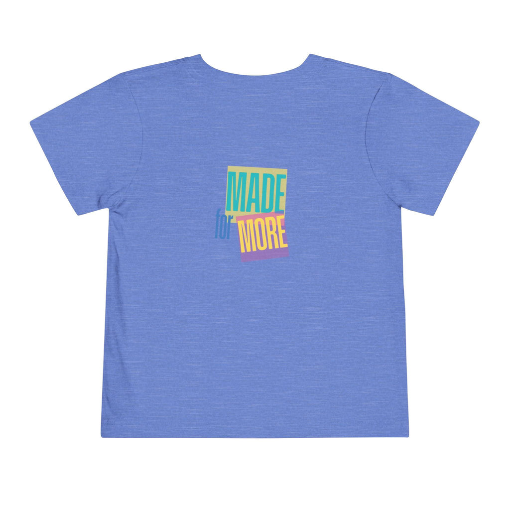 Made for More Faith Toddler Short Sleeve Tee | Christian Kids Shirt