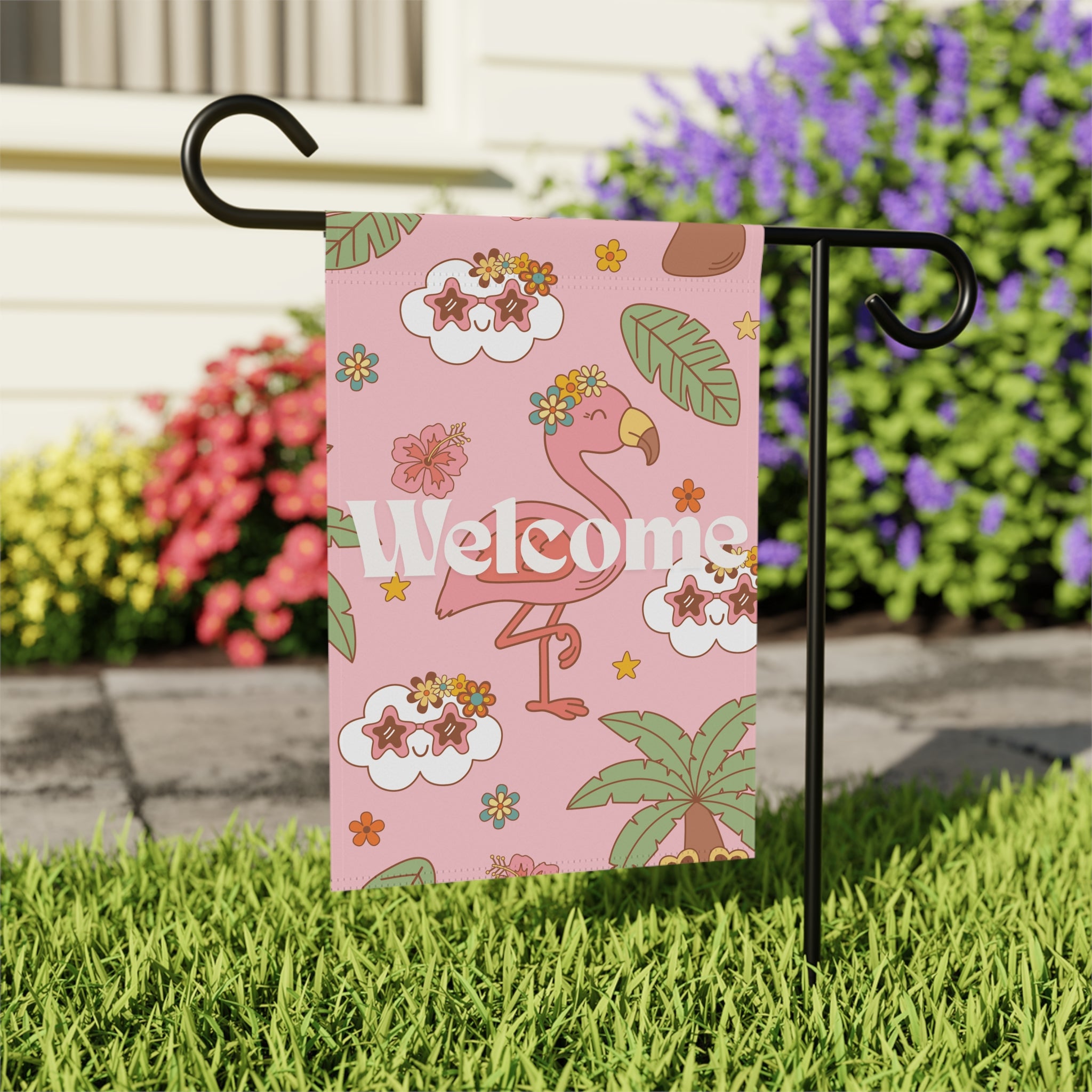Flamingo Garden & House Banner