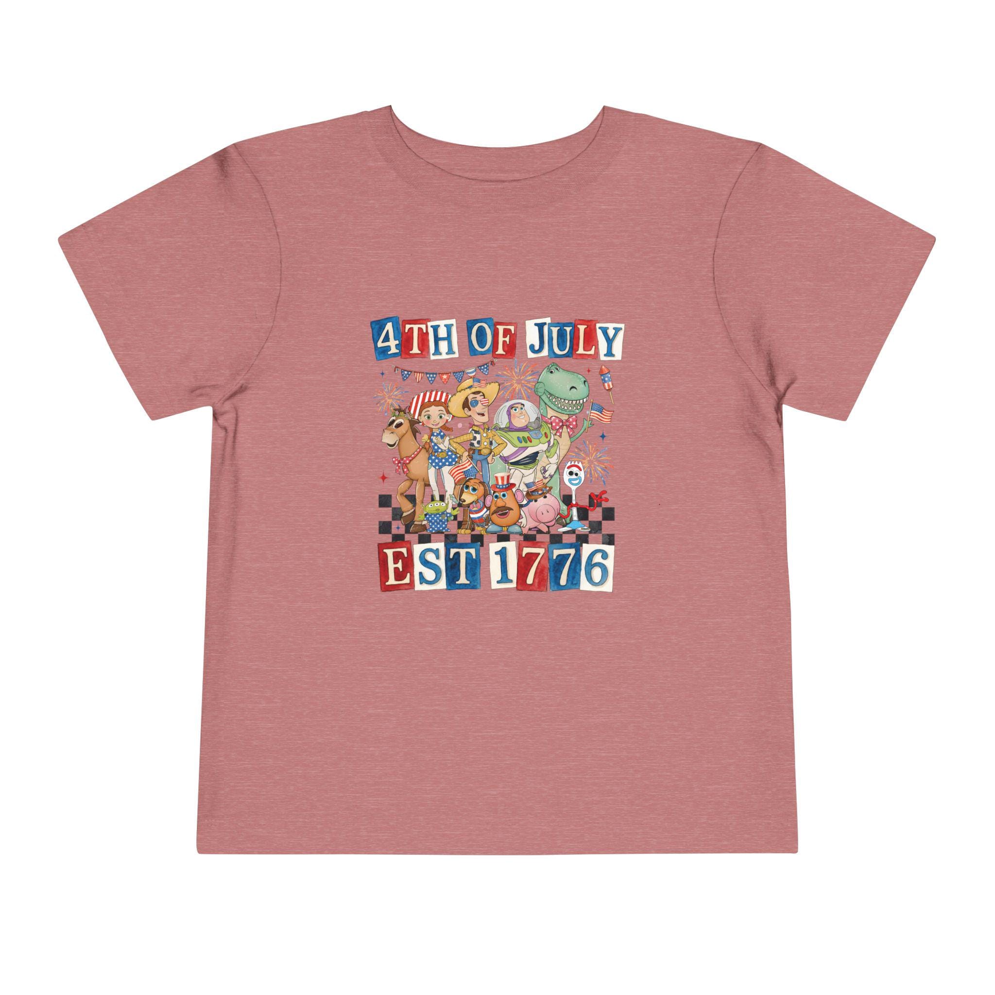Toy Story Fourth of July Toddler Short Sleeve Tee