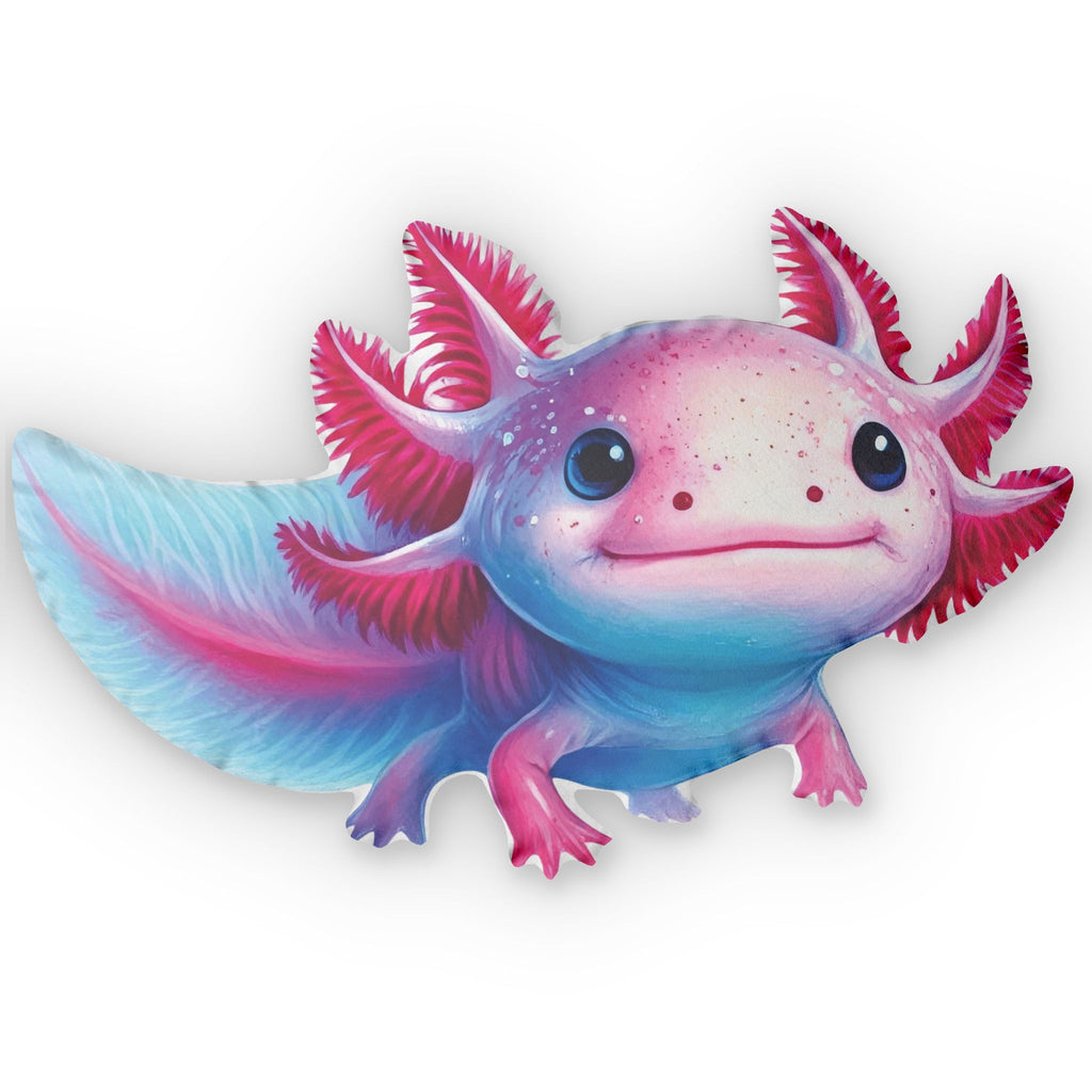 Axolotl Custom Shaped Pillows