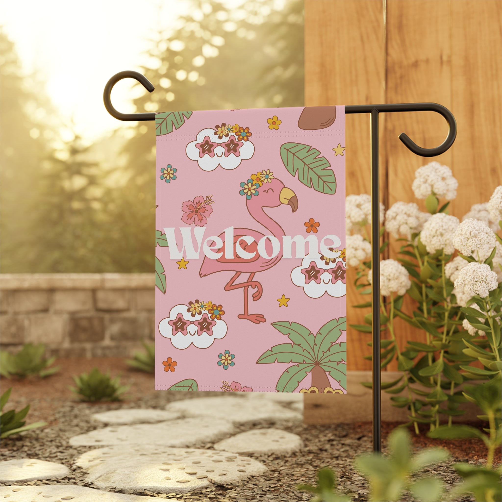 Flamingo Garden & House Banner
