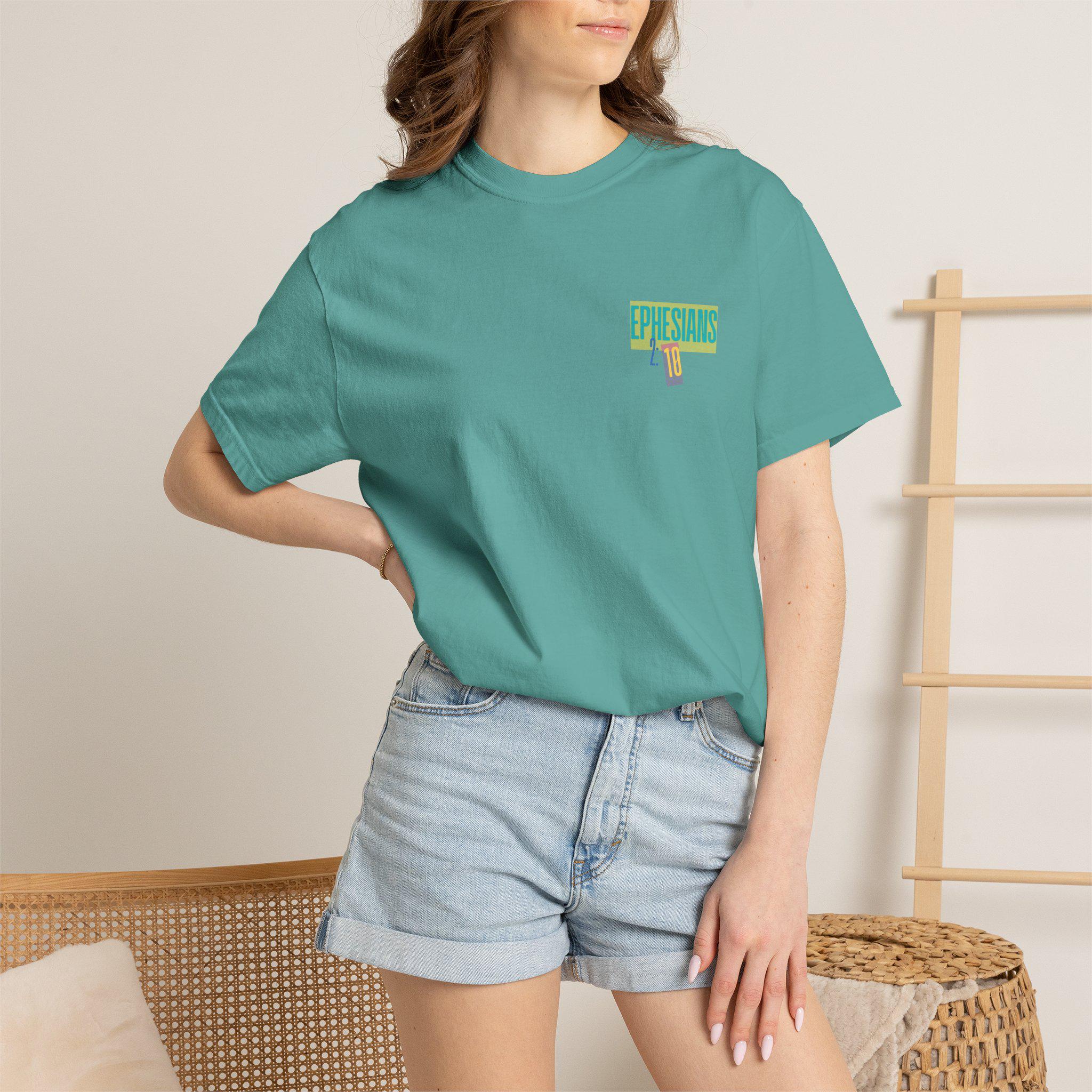 Colorful Faith Graphic T-shirt | Spiritual Typography, Vibrant Faith Design| Made for More