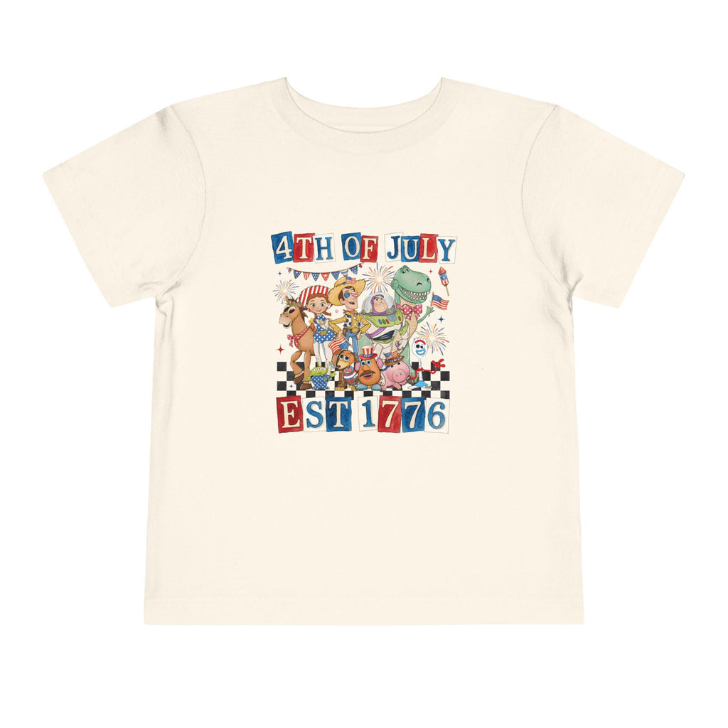 Toy Story Fourth of July Toddler Short Sleeve Tee