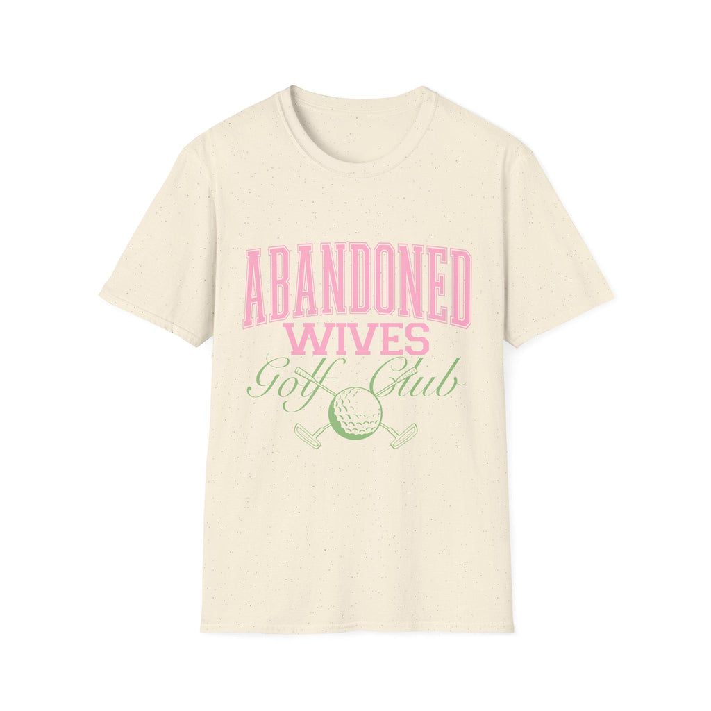 Abandoned Wives Golf Club Shirt | Funny Golf Tee | Golf Wife Humor Shirt | Cute Country Club Graphic Tee | Gift for Golf Wife