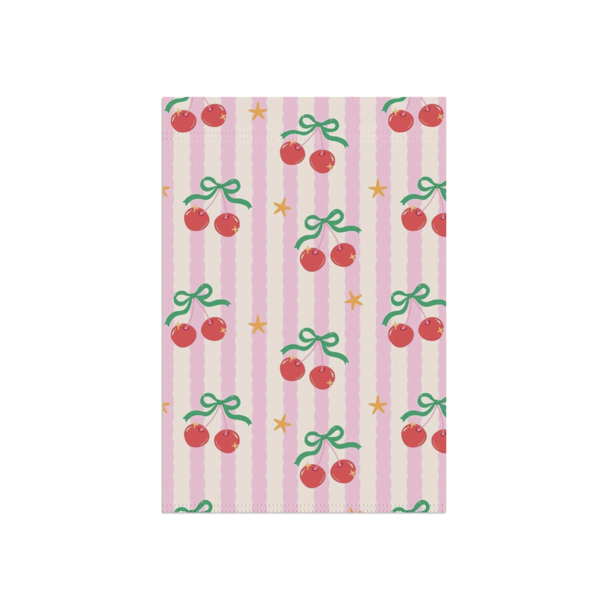 Cherry Garden Flag Outdoor Decor | Summer Yard Flag | Farmhouse Garden Flag | Double Sided Outdoor Flag | Summer Porch Flag