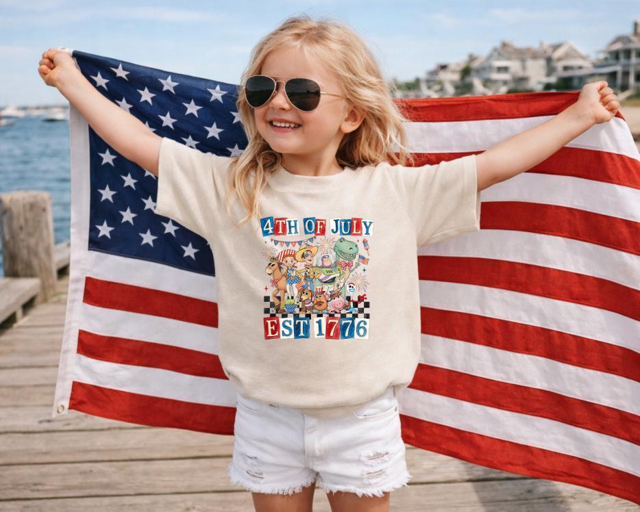 Toy Story Fourth of July Infant Tee | Patriotic Toddler Shirt