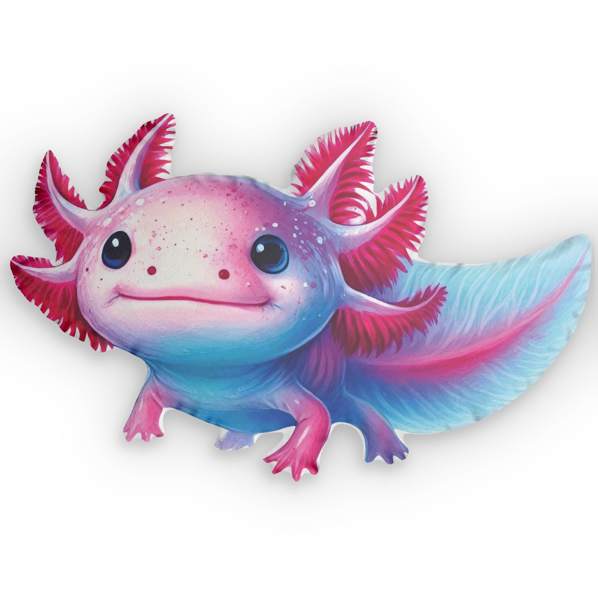 Axolotl Custom Shaped Pillows