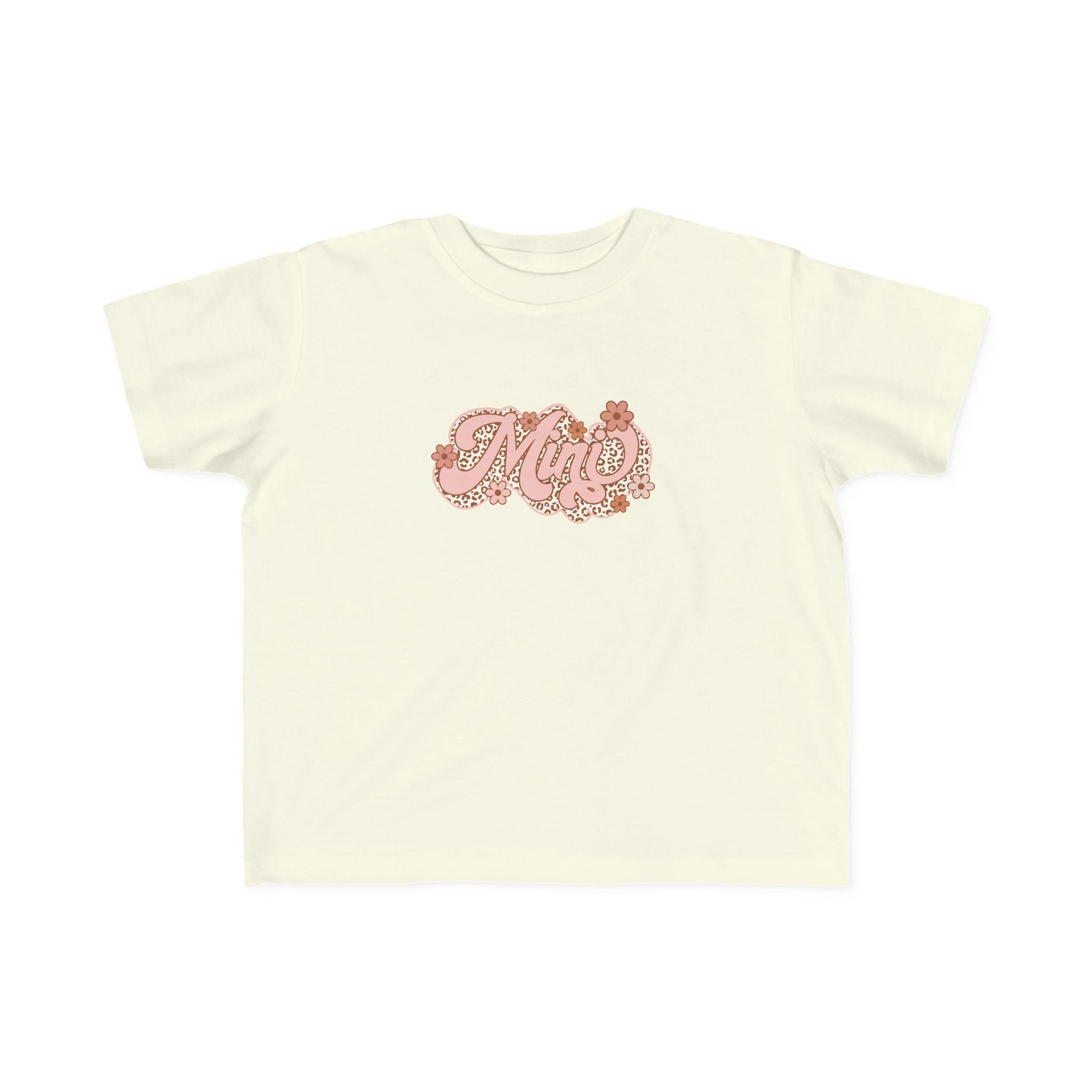 Mini with Flowers|Toddler T-Shirt