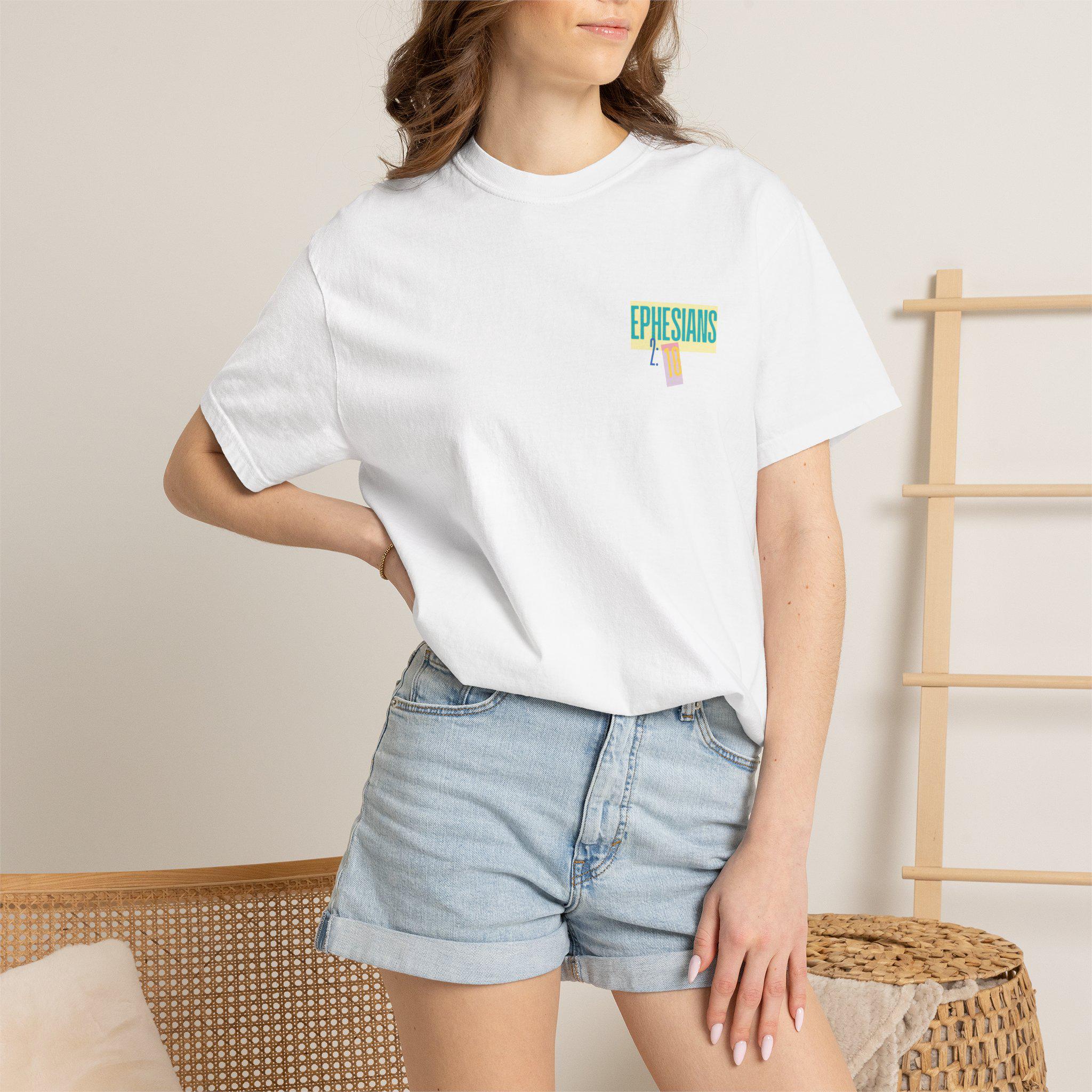 Colorful Faith Graphic T-shirt | Spiritual Typography, Vibrant Faith Design| Made for More