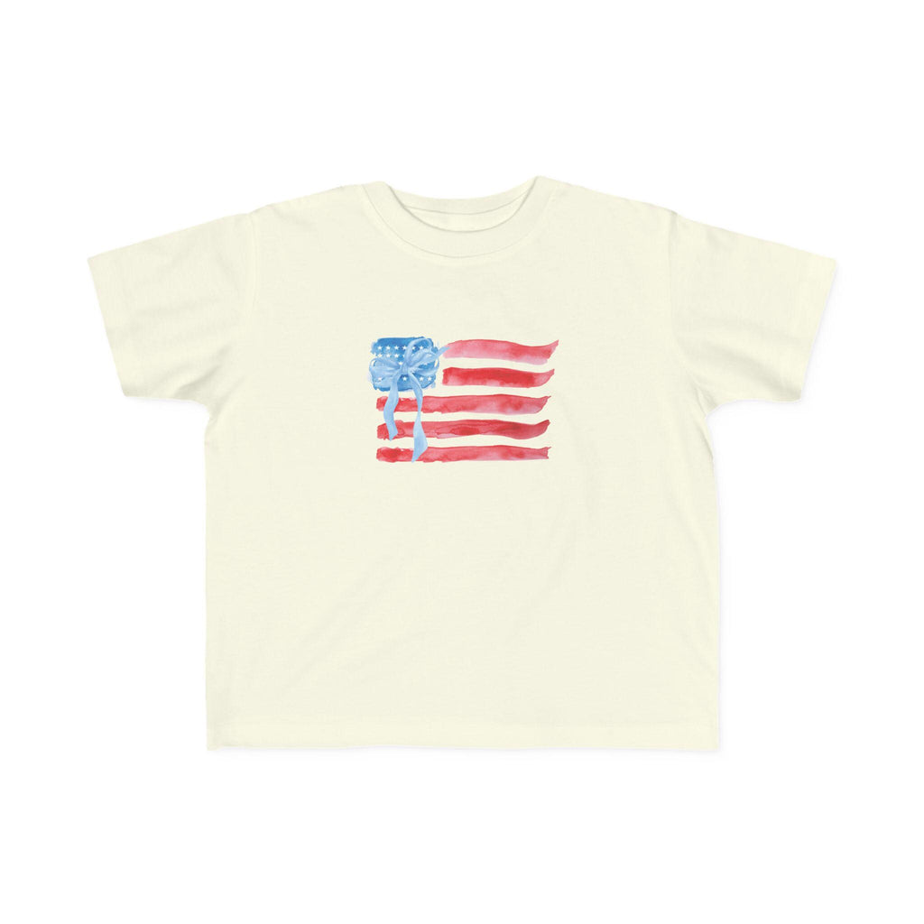 American Flag Fourth of July Toddler Tee | Patriotic Stars Stripes