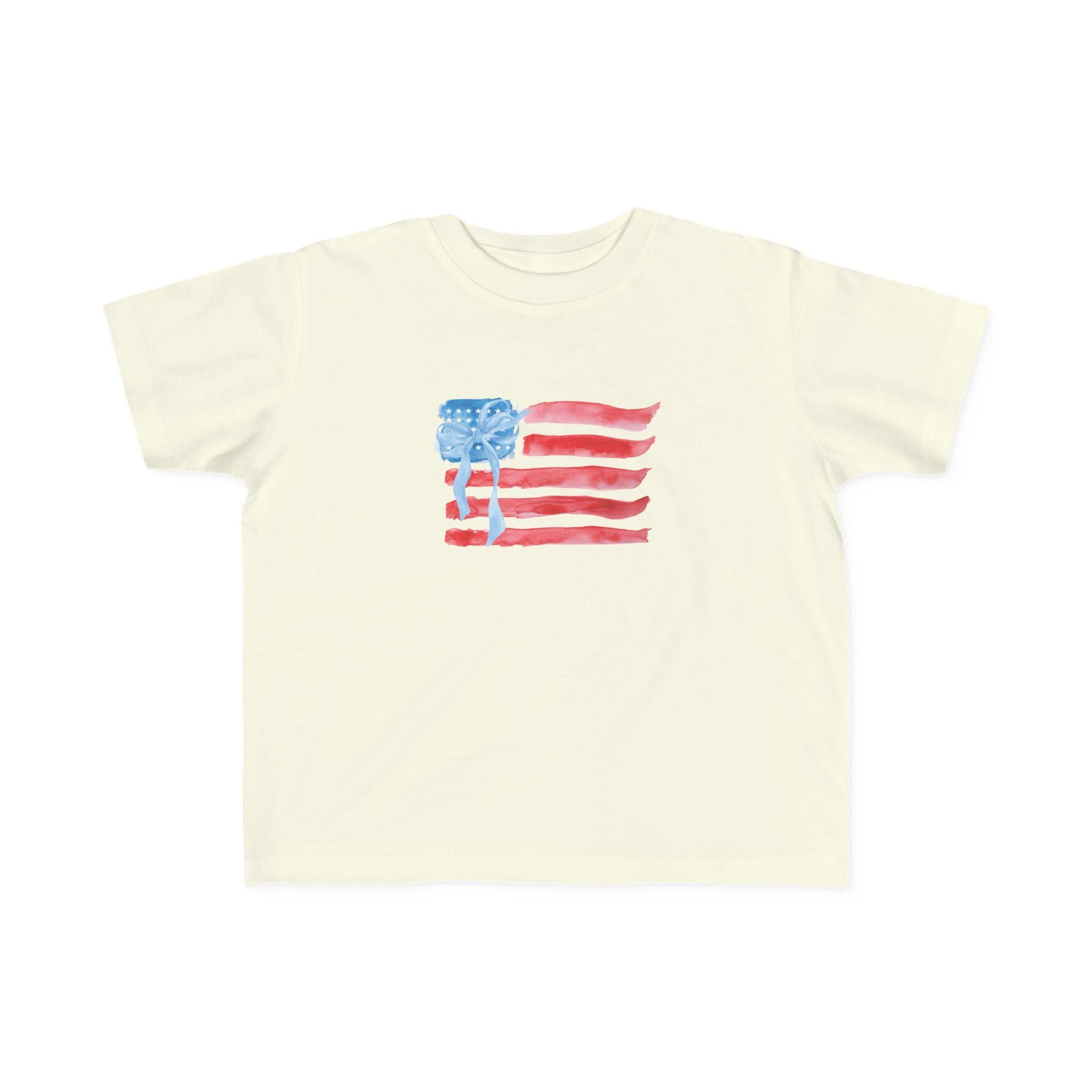 American Flag Fourth of July Toddler Tee | Patriotic Stars Stripes