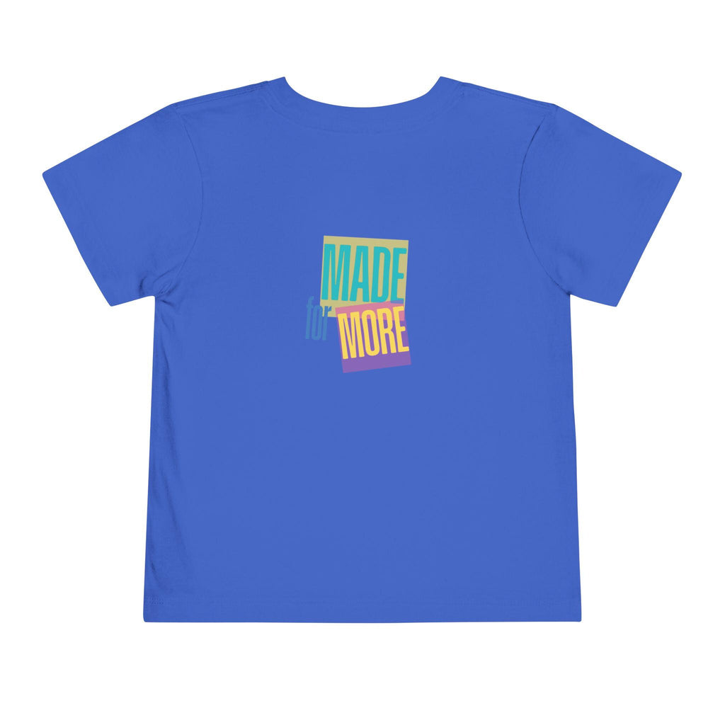 Made for More Faith Toddler Short Sleeve Tee | Christian Kids Shirt