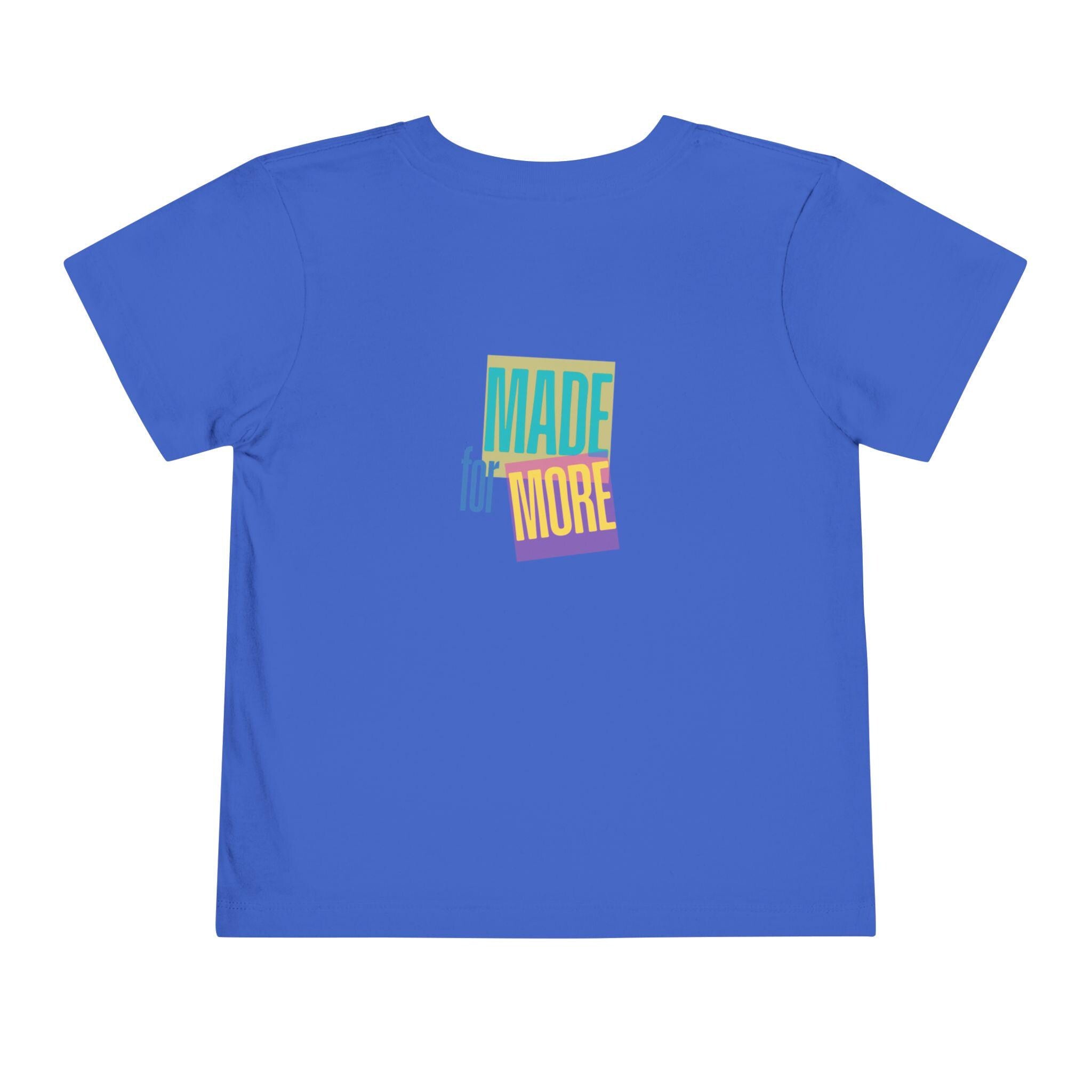 Made for More Faith Toddler Short Sleeve Tee | Christian Kids Shirt