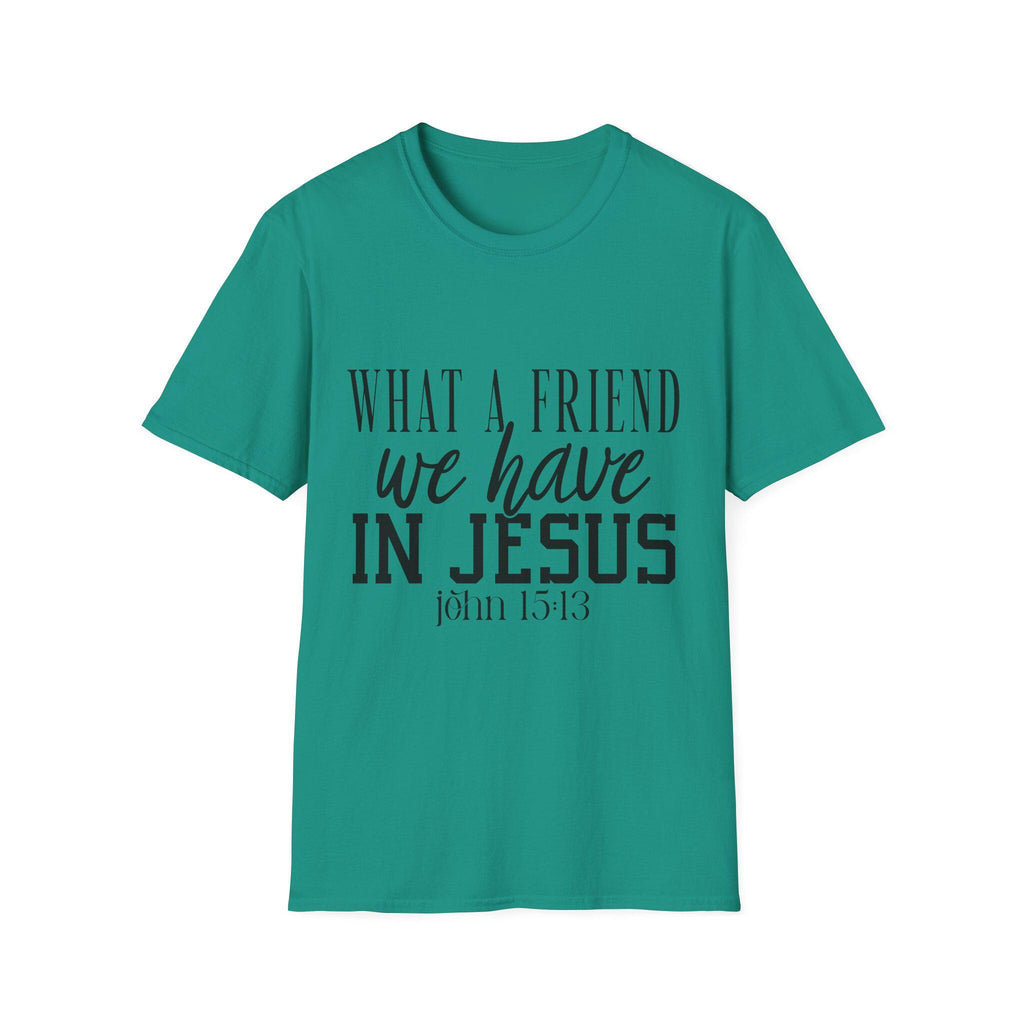 What a Friend We Have in Jesus Shirt, Christian Faith Tee, Inspirational Bible Verse T-Shirt, Religious Gift