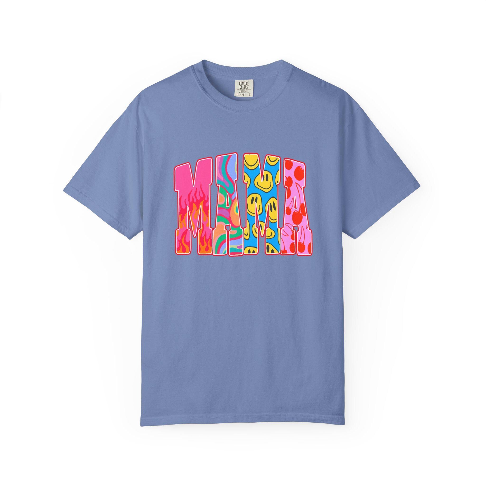 Retro Mama Unisex T-shirt, Vintage Mother Shirt, Fun Bright Tee, Mom Gift Idea, Colorful Graphic Top