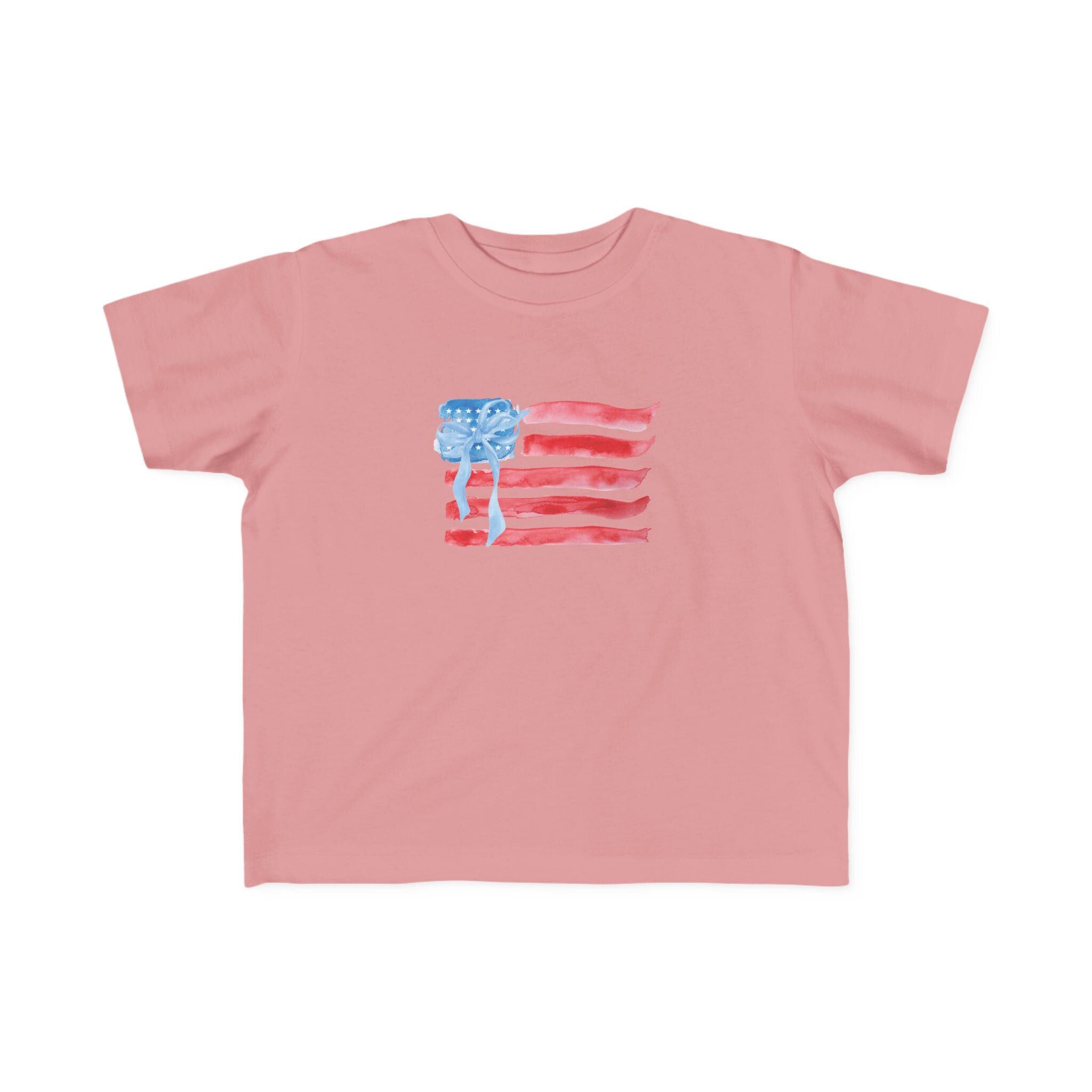 American Flag Fourth of July Toddler Tee | Patriotic Stars Stripes