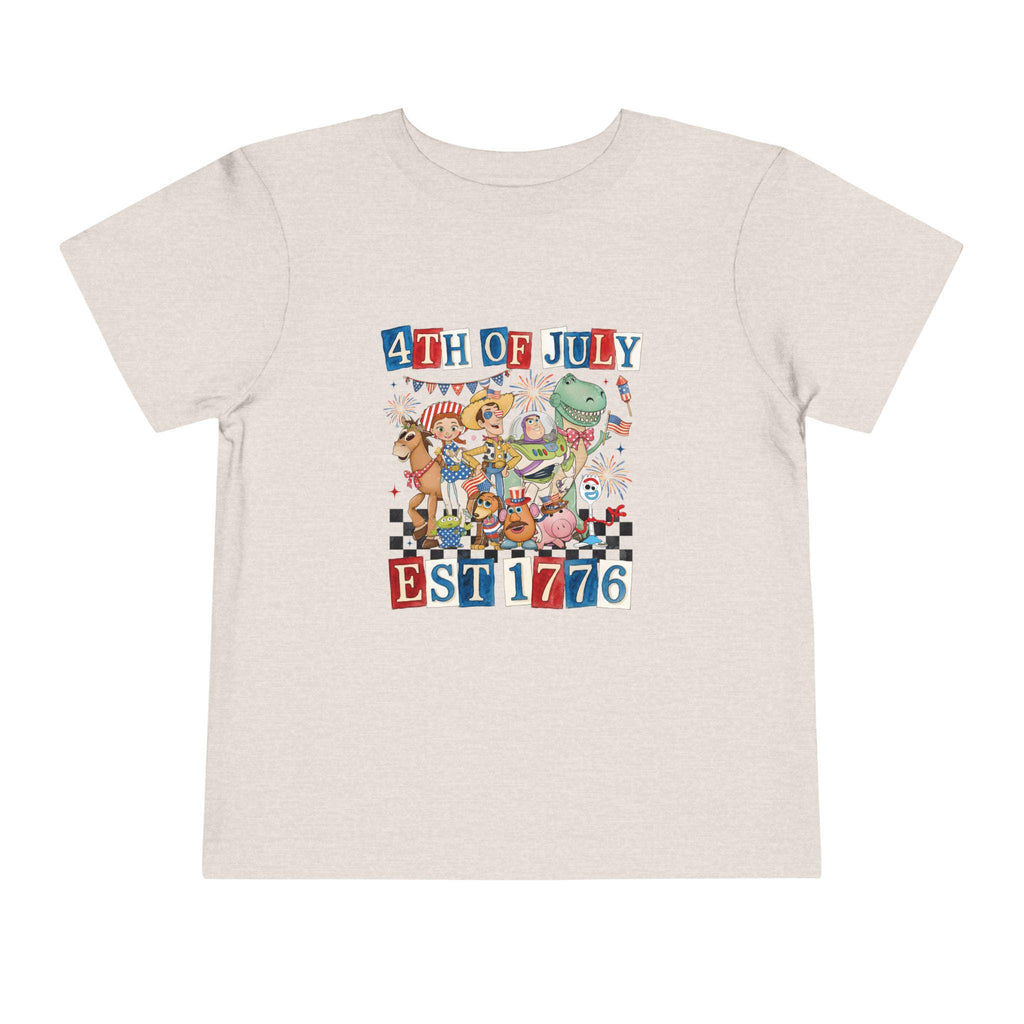 Toy Story Fourth of July Toddler Short Sleeve Tee