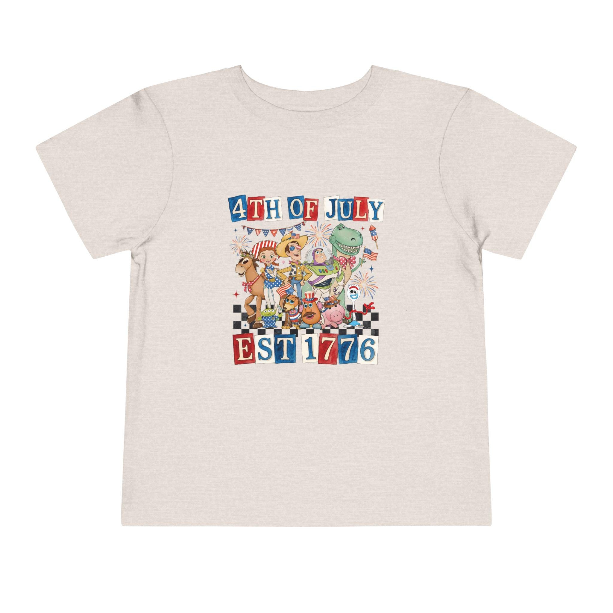 Toy Story Fourth of July Toddler Short Sleeve Tee