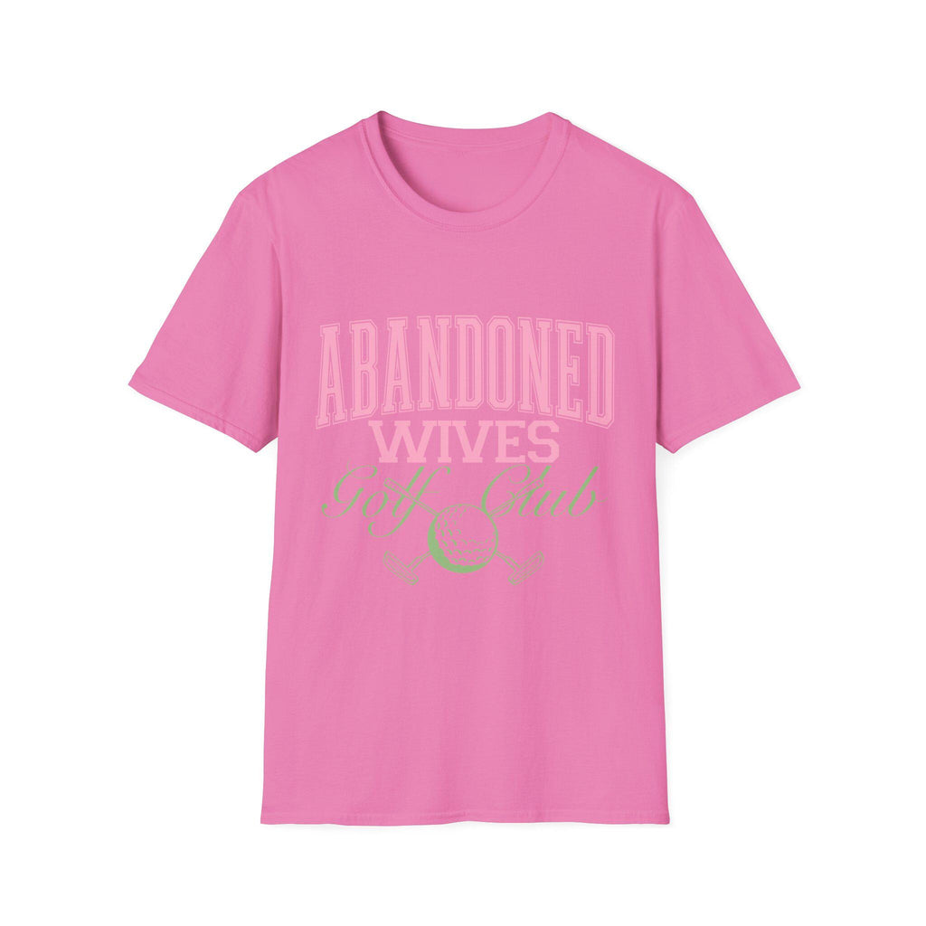 Abandoned Wives Golf Club Shirt | Funny Golf Tee | Golf Wife Humor Shirt | Cute Country Club Graphic Tee | Gift for Golf Wife