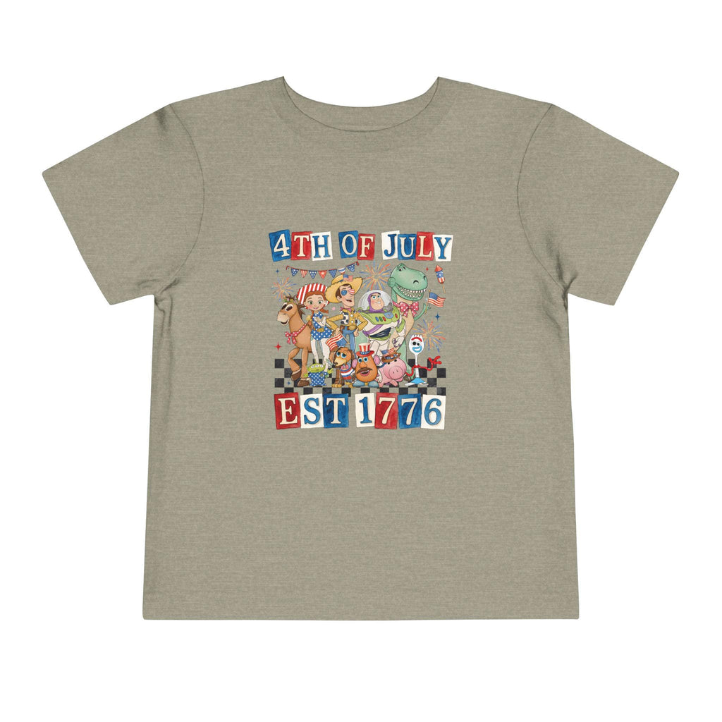 Toy Story Fourth of July Toddler Short Sleeve Tee