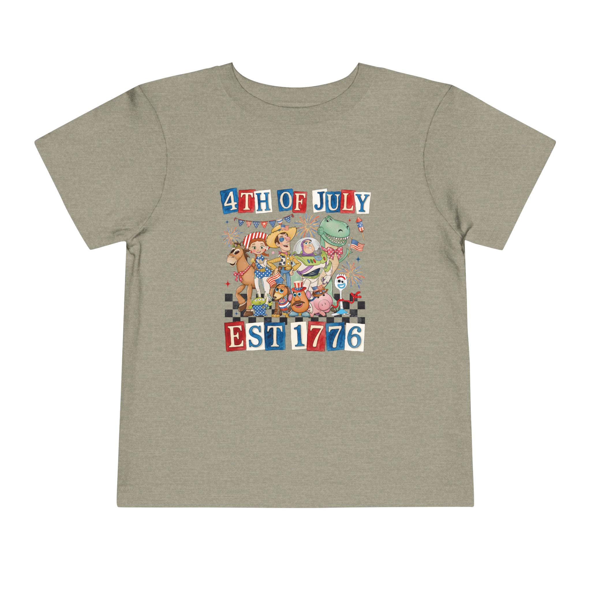Toy Story Fourth of July Toddler Short Sleeve Tee