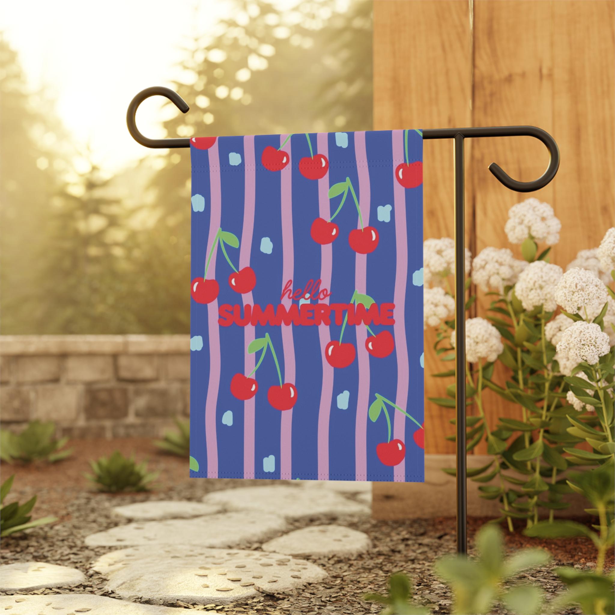 Cherry Summer Garden Banner | House Flag