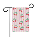Cherry Garden Flag Outdoor Decor | Summer Yard Flag | Farmhouse Garden Flag | Double Sided Outdoor Flag | Summer Porch Flag