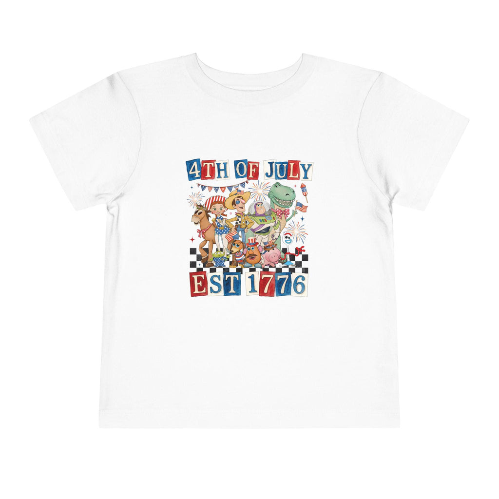 Toy Story Fourth of July Toddler Short Sleeve Tee