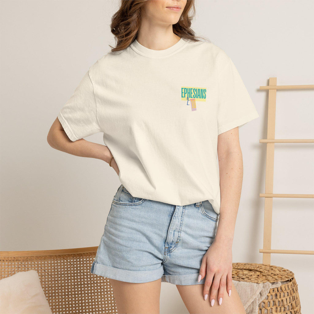 Colorful Faith Graphic T-shirt | Spiritual Typography, Vibrant Faith Design| Made for More