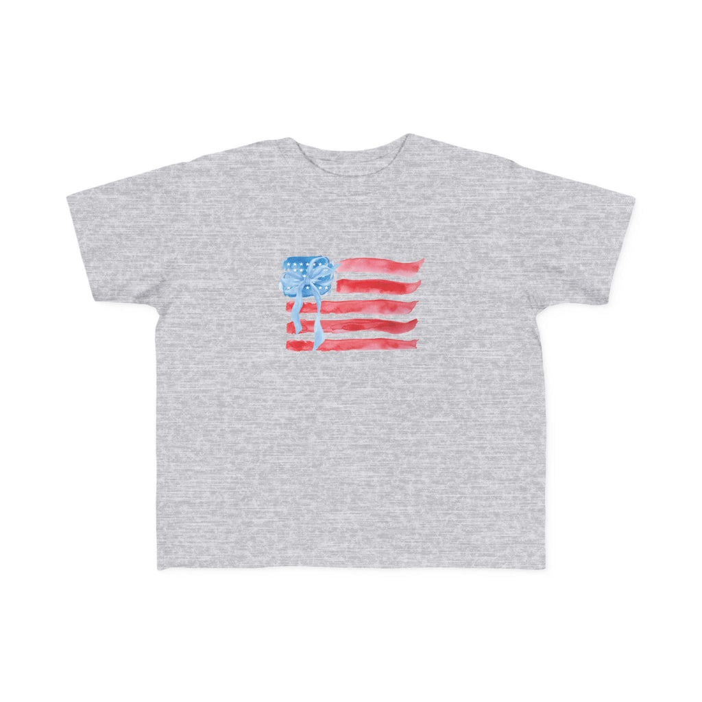 American Flag Fourth of July Toddler Tee | Patriotic Stars Stripes
