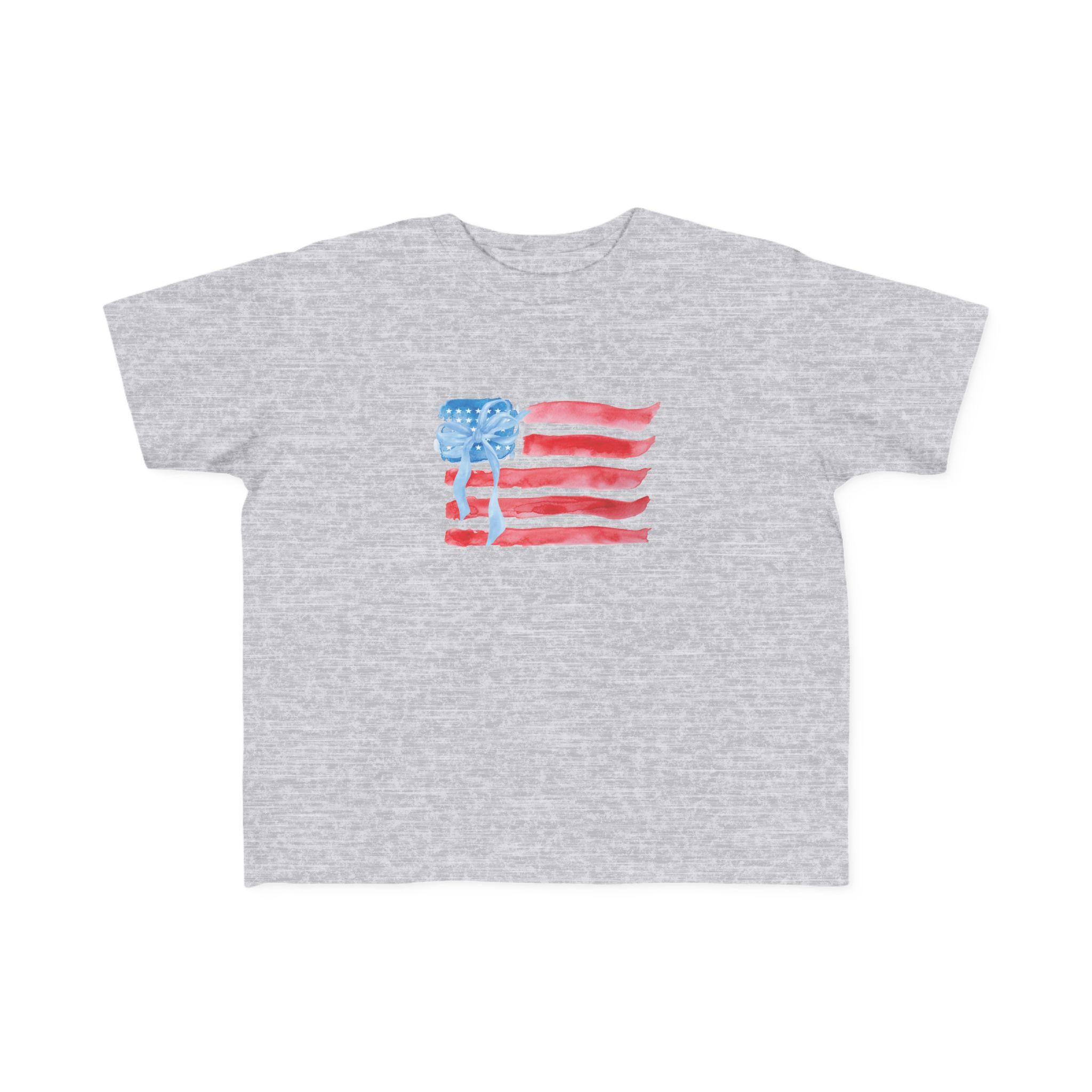 American Flag Fourth of July Toddler Tee | Patriotic Stars Stripes