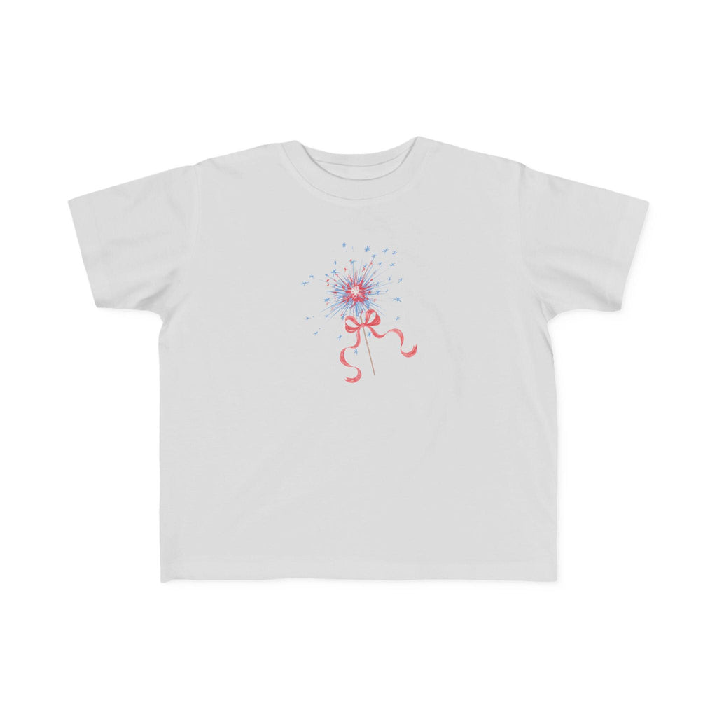 Toddler Sparkler Fourth of July Shirt | Patriotic Kids Tee | Red White Blue Toddler Shirt | Independence Day Outfit | USA Fireworks Shirt