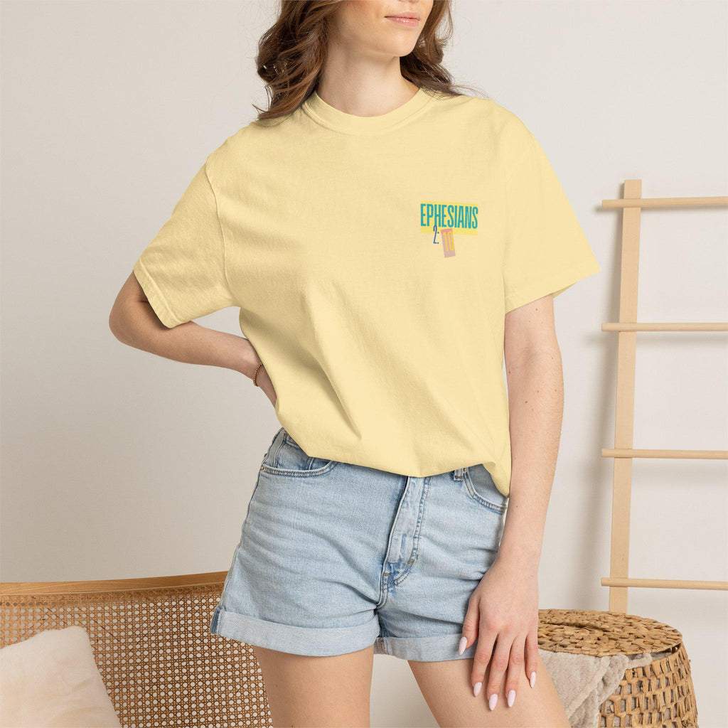 Colorful Faith Graphic T-shirt | Spiritual Typography, Vibrant Faith Design| Made for More