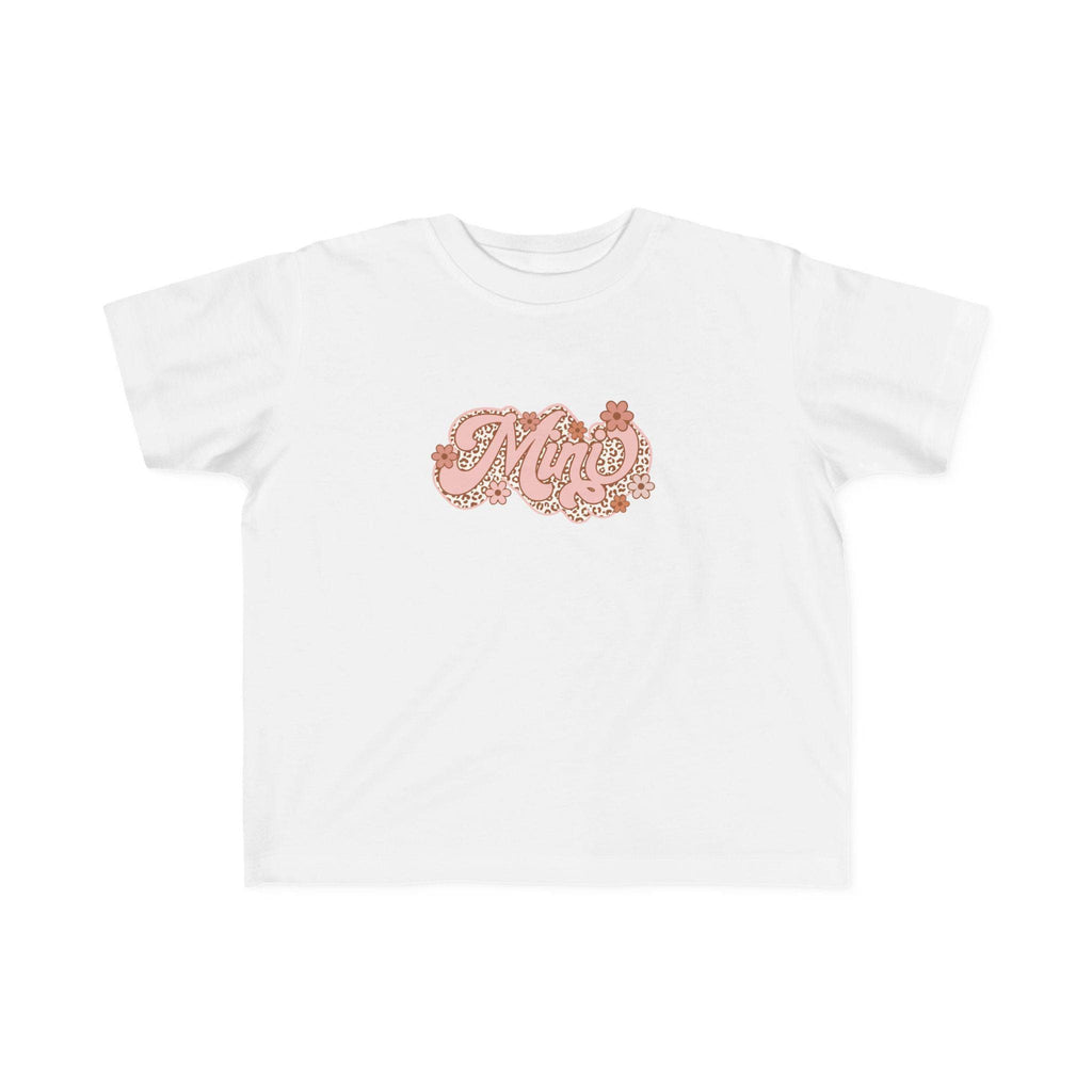 Mini with Flowers|Toddler T-Shirt