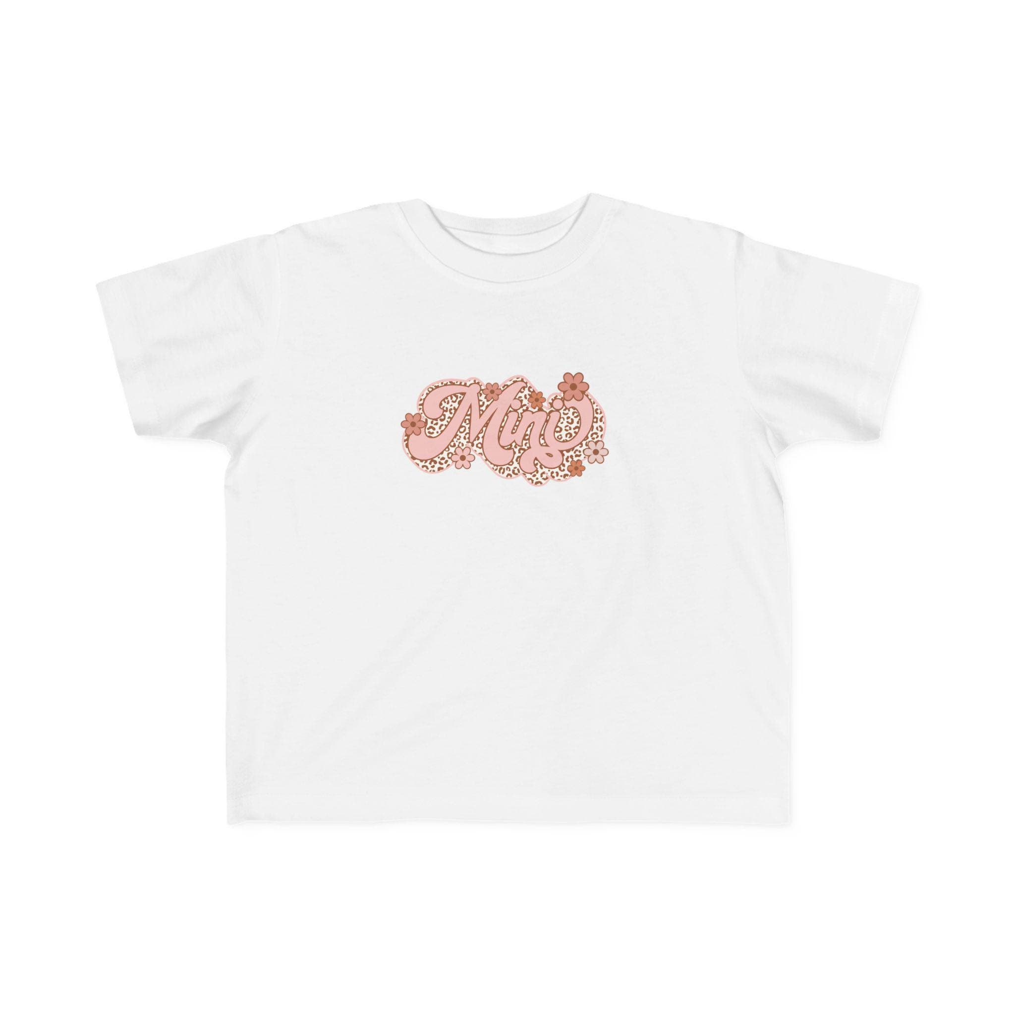 Mini with Flowers|Toddler T-Shirt