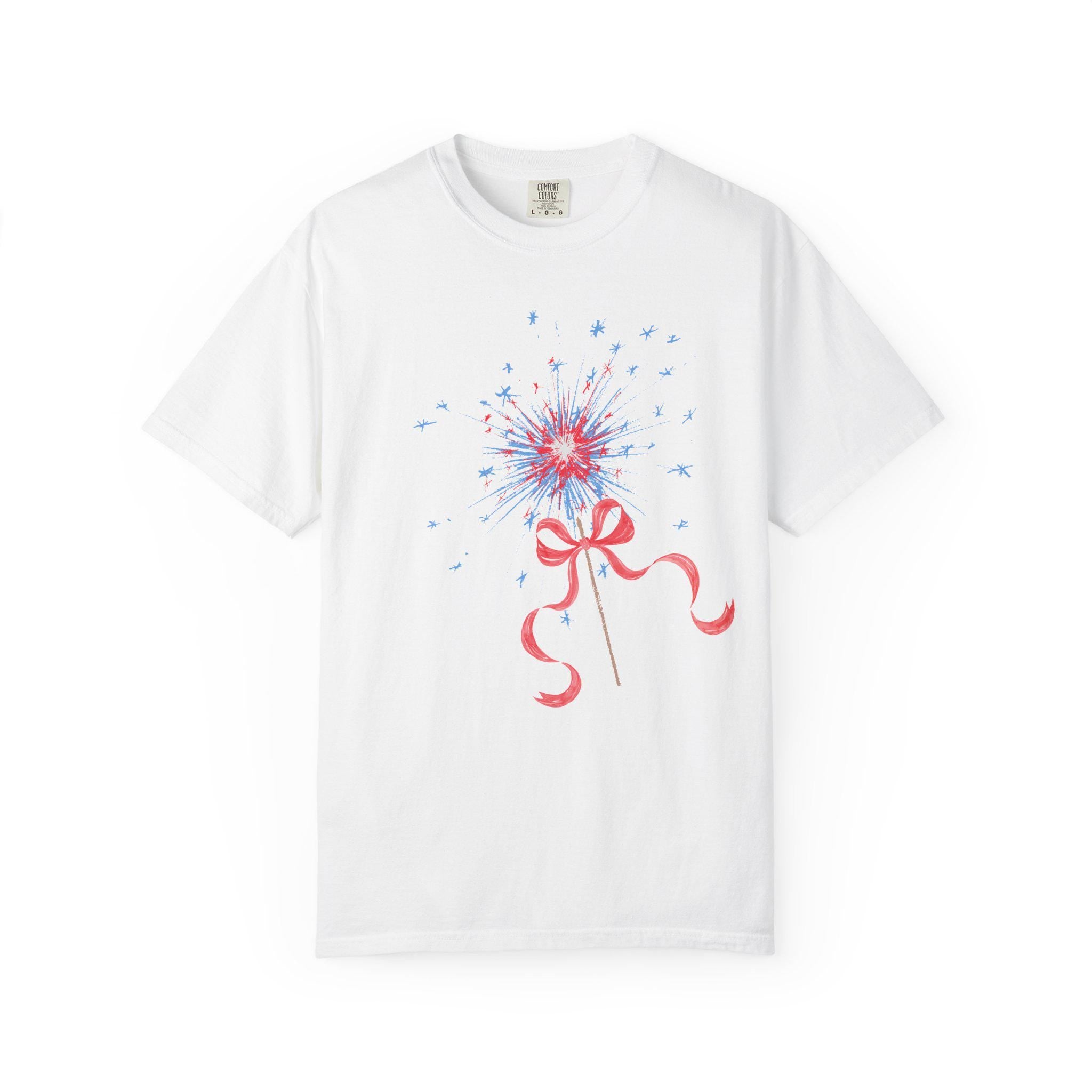Sparkler 4th of July Shirt | USA Patriotic Tee | Independence Day Fireworks Graphic Shirt