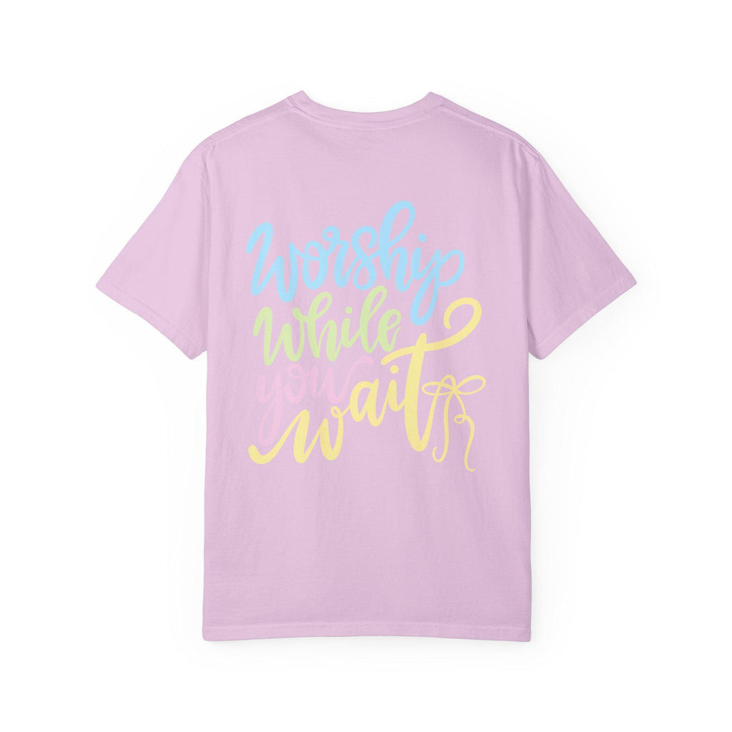 Worship While You Wait| Inspirational Christian TShirt
