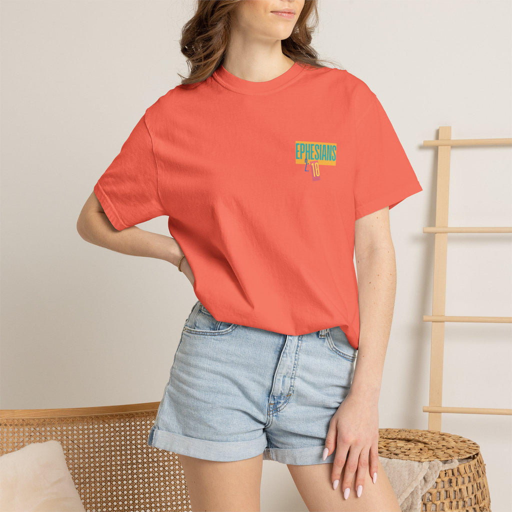 Colorful Faith Graphic T-shirt | Spiritual Typography, Vibrant Faith Design| Made for More