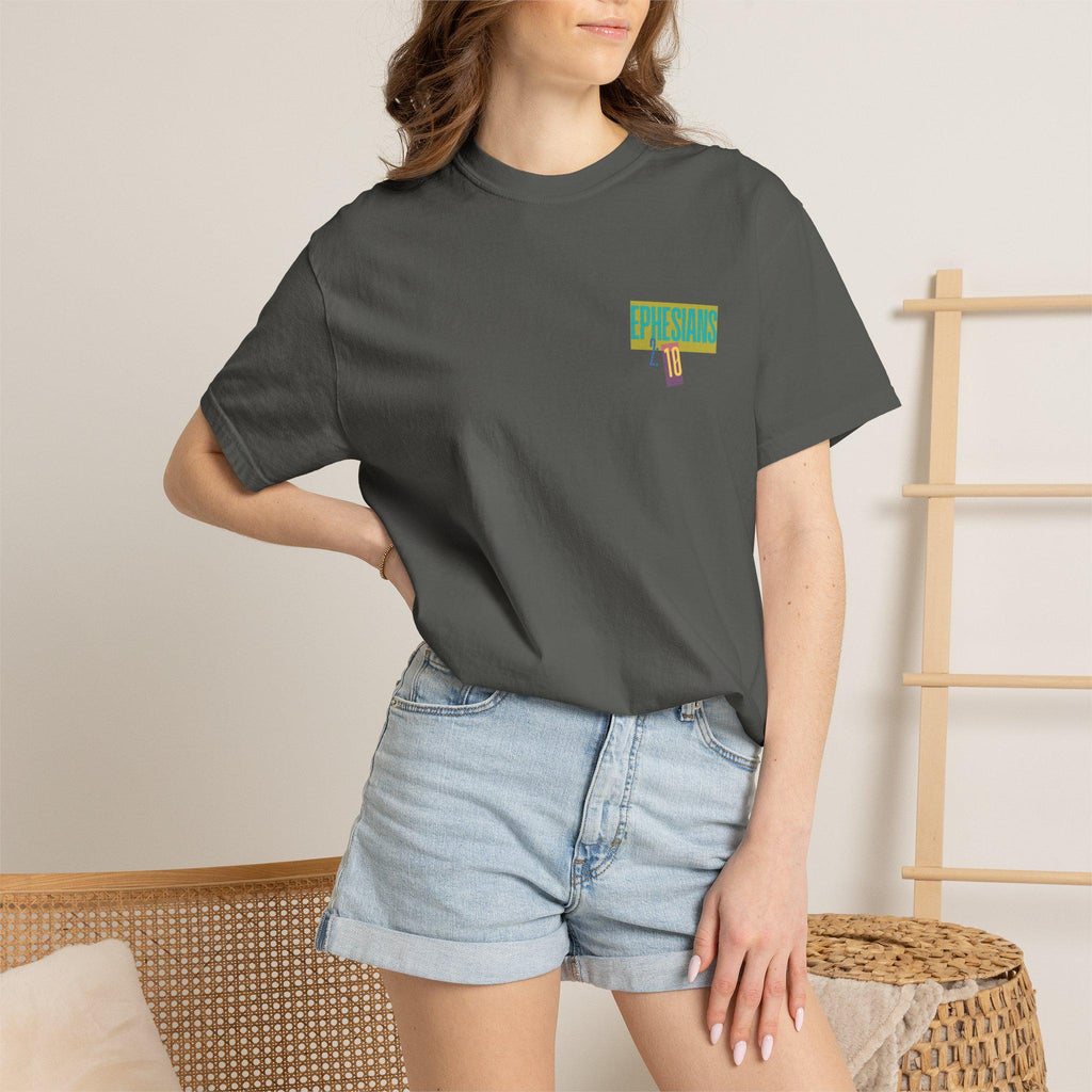 Colorful Faith Graphic T-shirt | Spiritual Typography, Vibrant Faith Design| Made for More