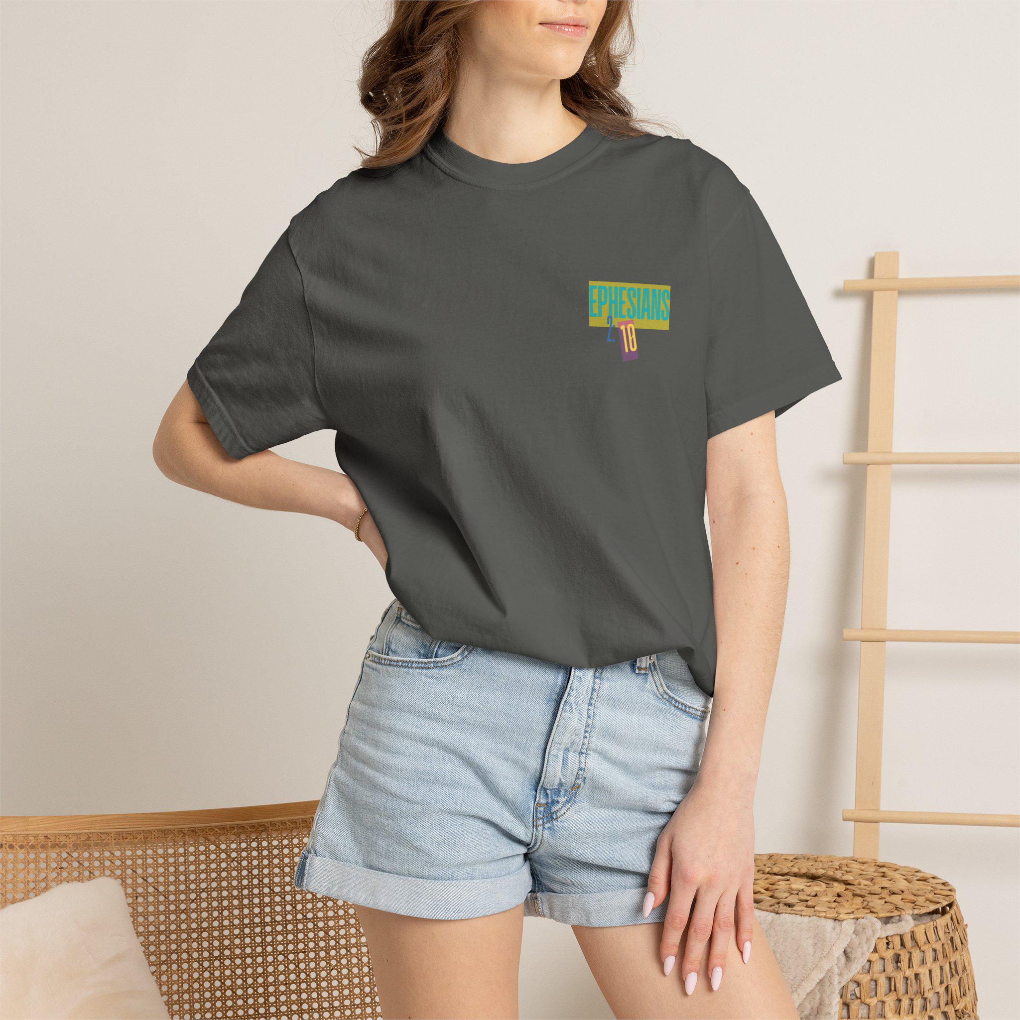Colorful Faith Graphic T-shirt | Spiritual Typography, Vibrant Faith Design| Made for More