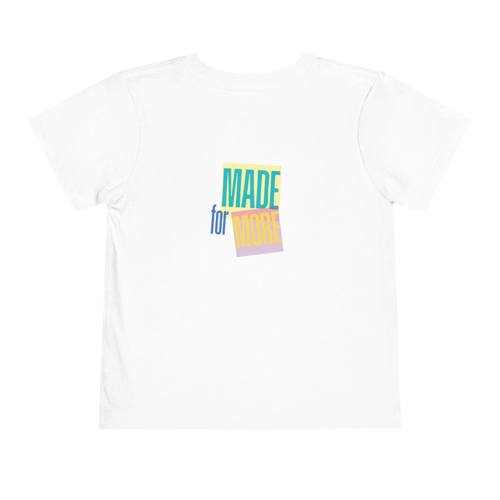 Made for More Faith Toddler Short Sleeve Tee | Christian Kids Shirt