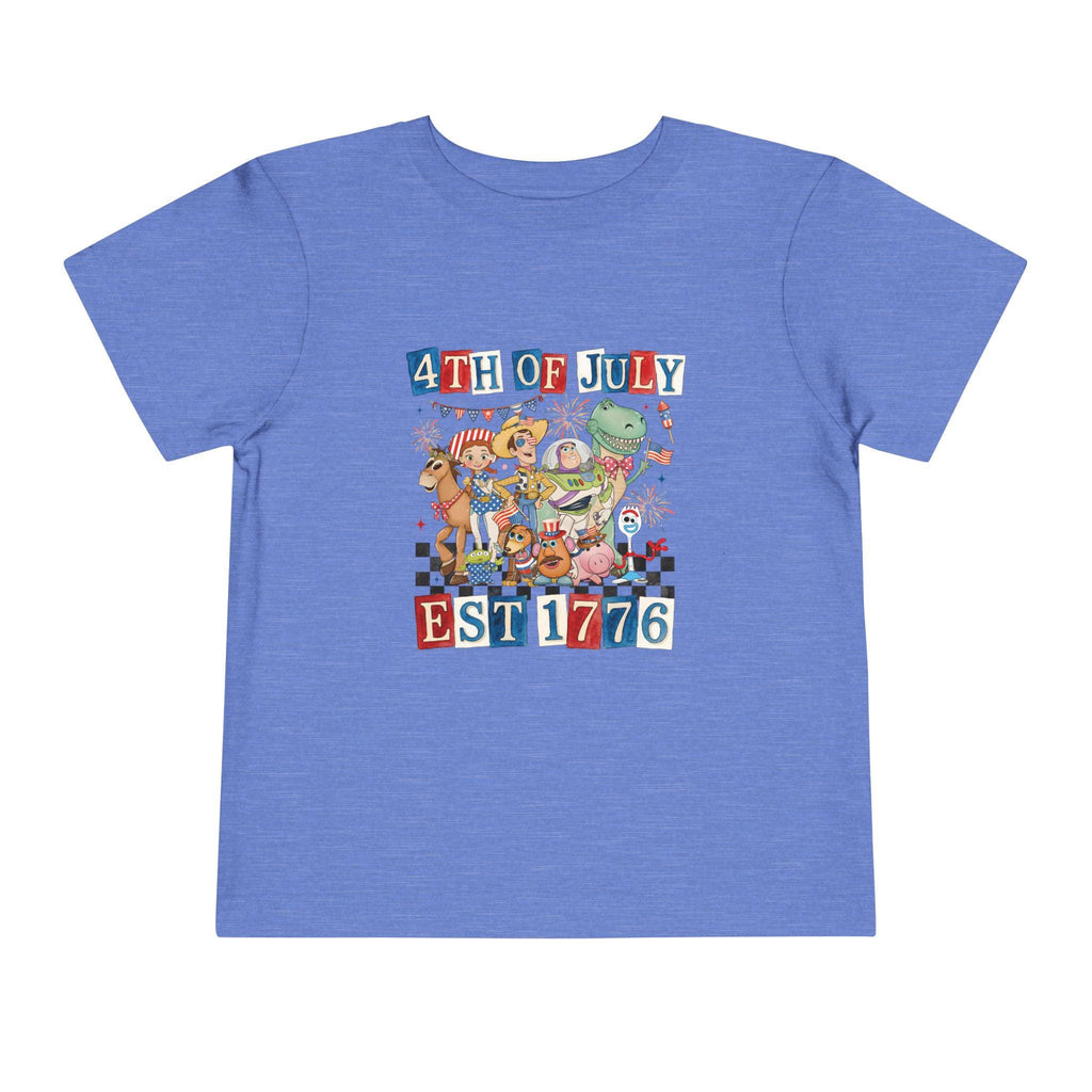 Toy Story Fourth of July Toddler Short Sleeve Tee