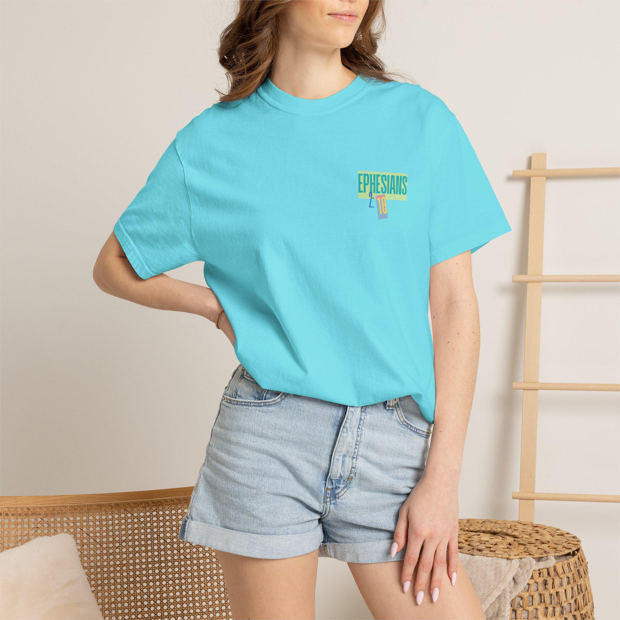 Colorful Faith Graphic T-shirt | Spiritual Typography, Vibrant Faith Design| Made for More